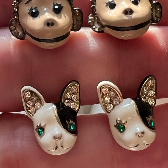 Betsy Johnson earrings. Both pair for one price! - Picture 4 of 4